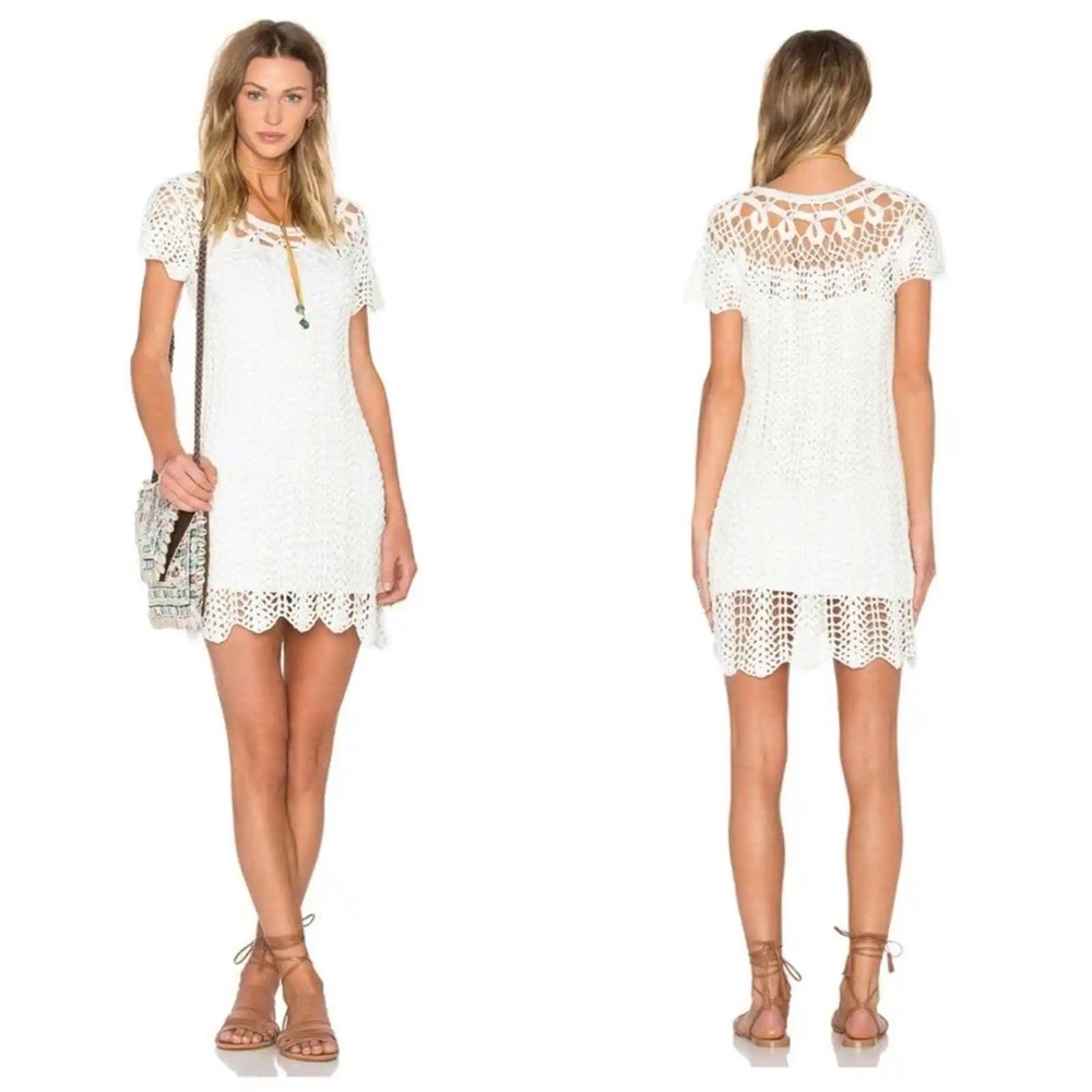 Show Me Your MuMu Crochet The Day Away Dress Size small